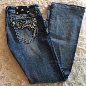 Miss me boot cut jeans size 28